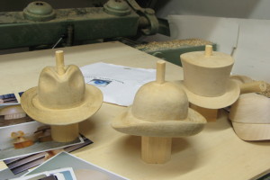 wooden hat forms