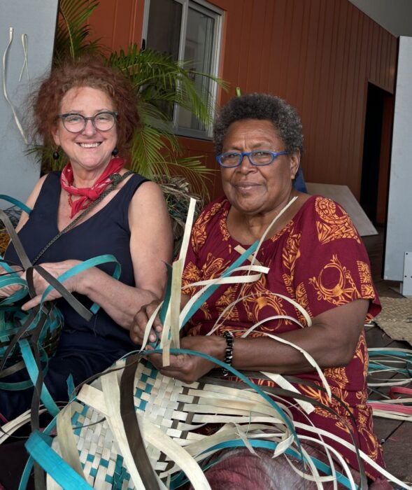 Janet and Rosie in Vanuatu